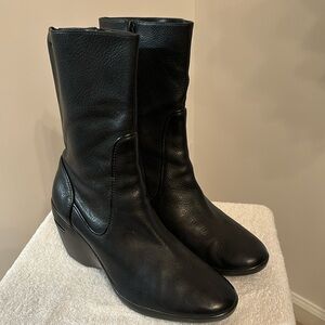 Black Leather Boots